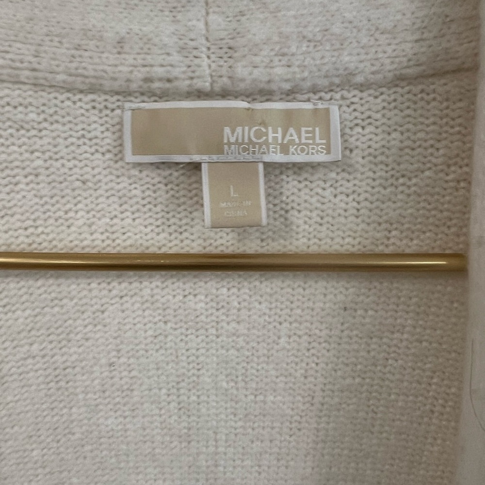 Michael Kors Color Block
Open Front Cardigan Soft… - image 2